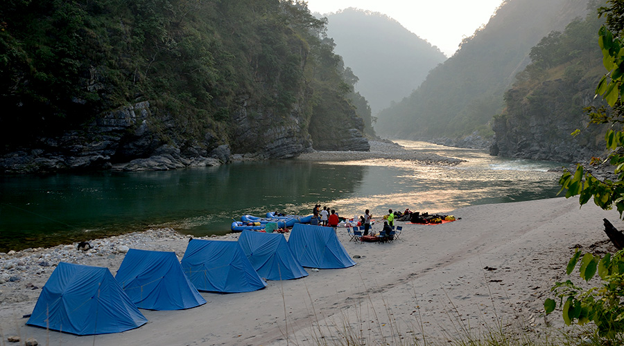 Fishing in Bheri River