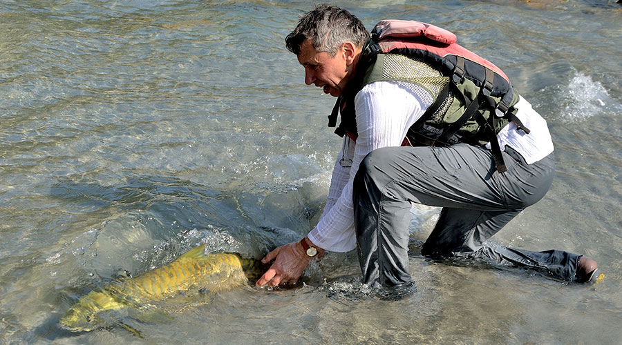 Fishing in Seti Karnali